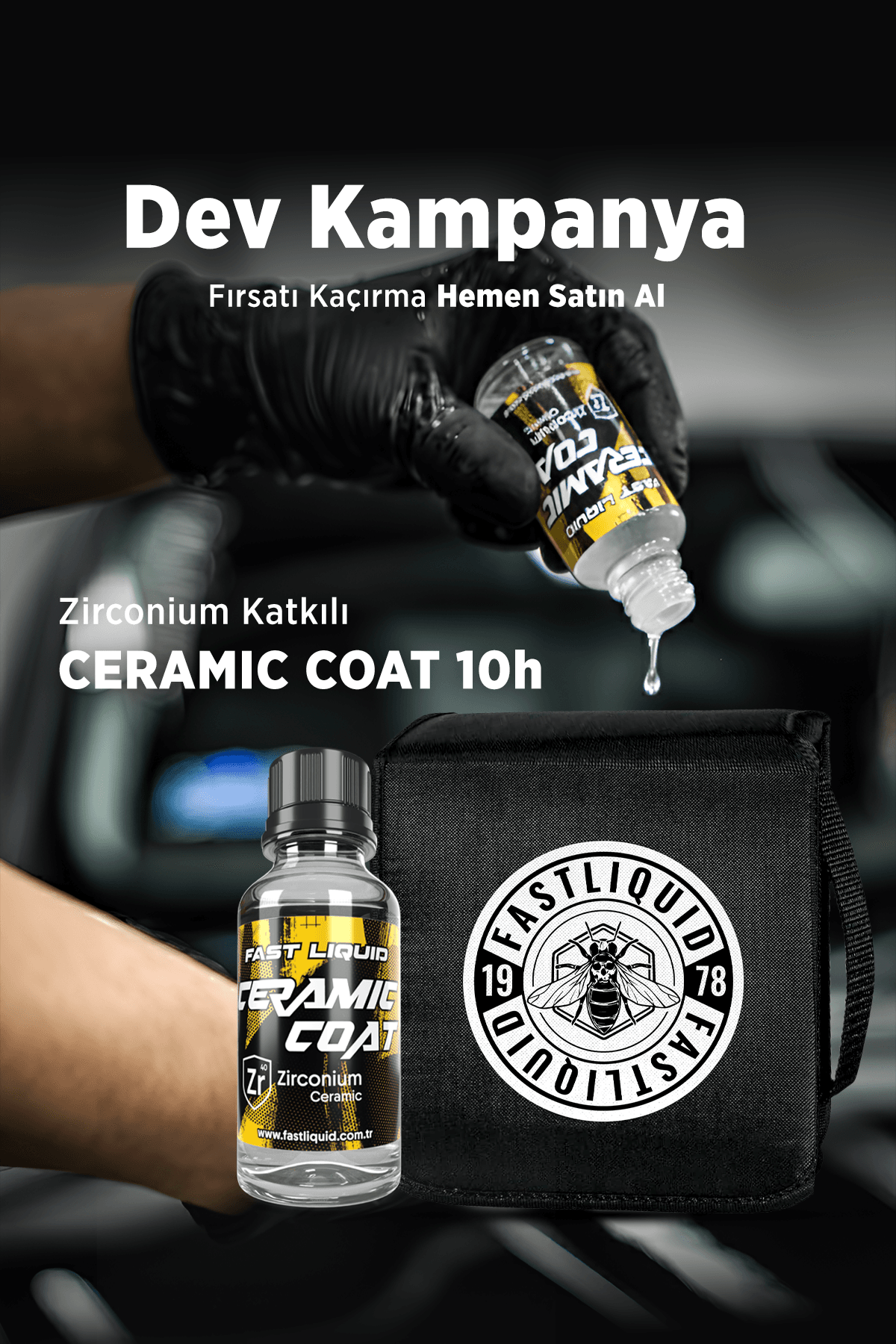 Ceramic Coat Araç Seramik Kaplama Zirkonyum Katkılı 30ml | Stoklarla Sınırlı Sepette 9.90₺